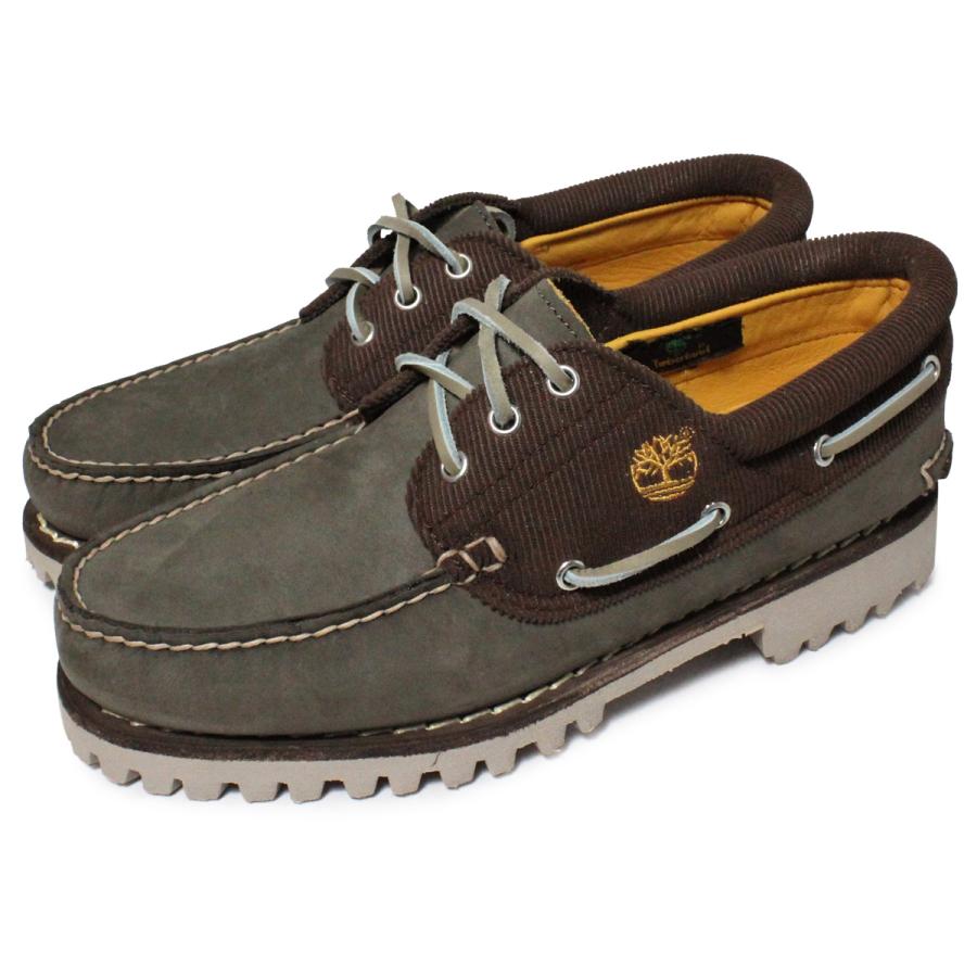 激安ブランド ティンバーランド Timberland オーセンティックス 3アイ デッキシューズ メンズ Authentics 3eye F L オリーブ j5y 新作モデル Nuevo Canecaspulido Com