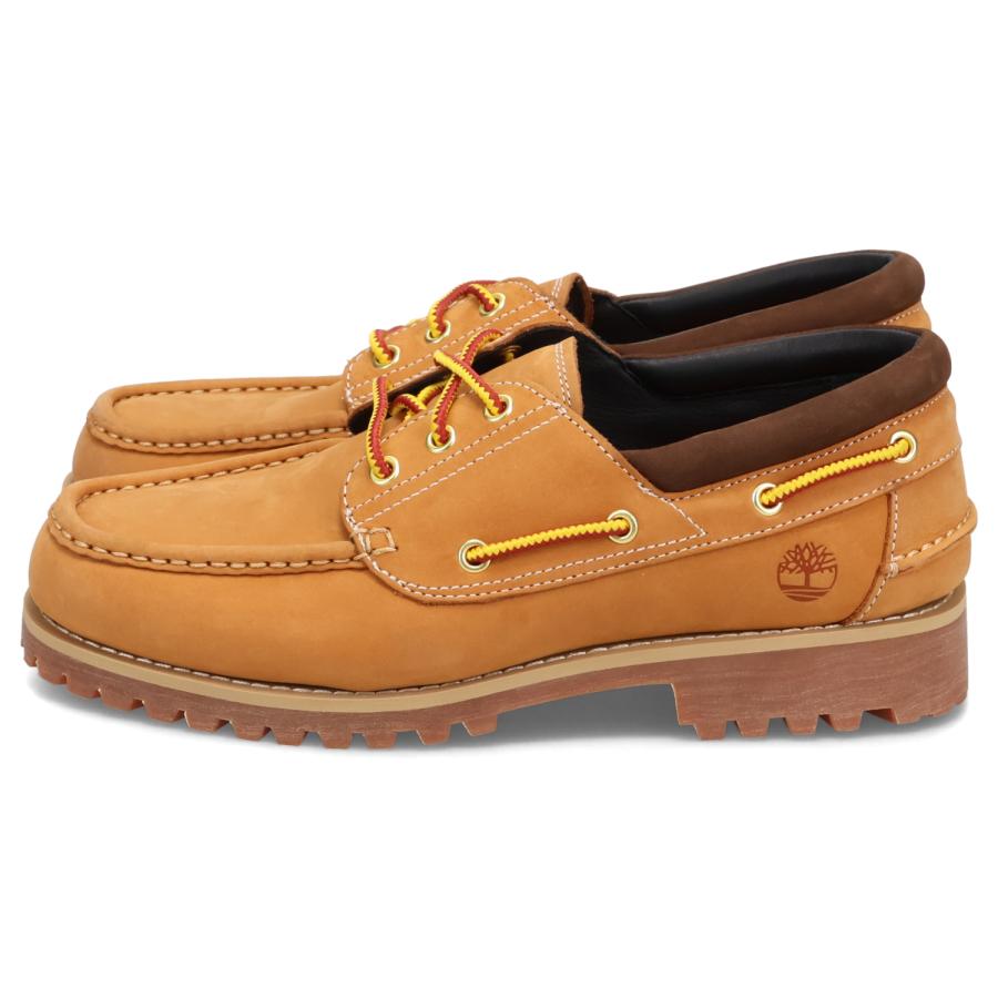 靴 timberland 3eye a41z7 Men's Timberland® Authentic 3-Eye Lug Handsewn Boat Shoe