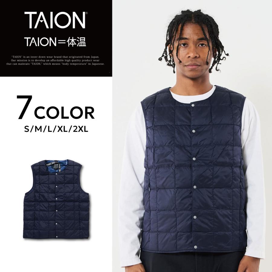 TAION（タイオン） インナーダウン ベスト ジレ アウター ベーシック