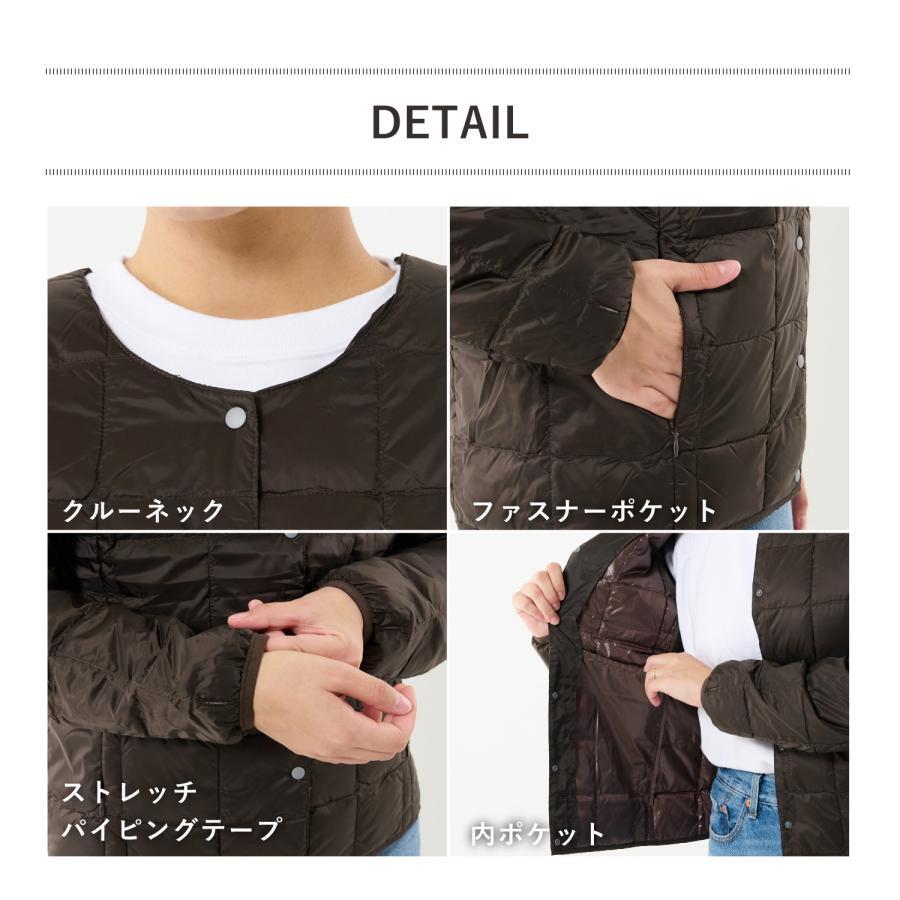 TAION（タイオン） ダウン ジャケット アウター シティ レディース