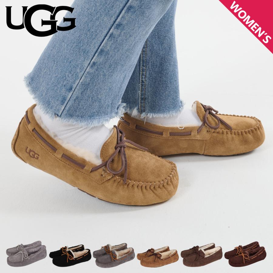 UGG アグ スリッポン ダコタ レディース DAKOTA ブラック グレー