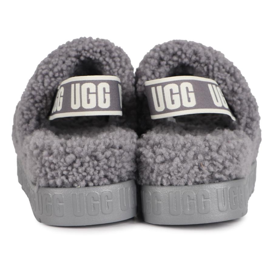 UGG（アグ） ストラップサンダル オー フラッフィータ レディース 厚底