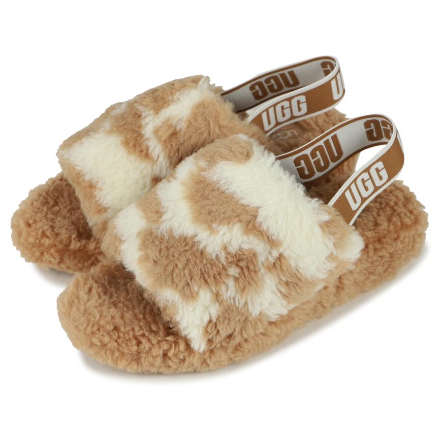 UGG アグ サンダル レディース ファー フラッフ イヤー スライド FLUFF YEAH SLIDE COW PRINT ブラウン 1125592  :ugg-1125592:Goods Lab Plus - 通販 - Yahoo!ショッピング