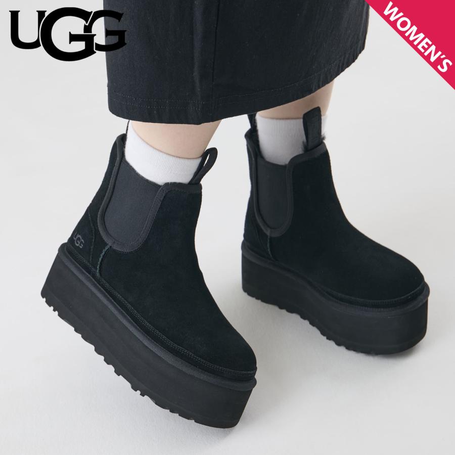 UGG アグ ニューメル プラットフォーム チェルシー ブーツ レディース 厚底 W NEUMEL PLATFORM CHELSEA ブラック 黒  1134526 : ugg-1134526-blk : Goods Lab Plus - 通販 - Yahoo!ショッピング