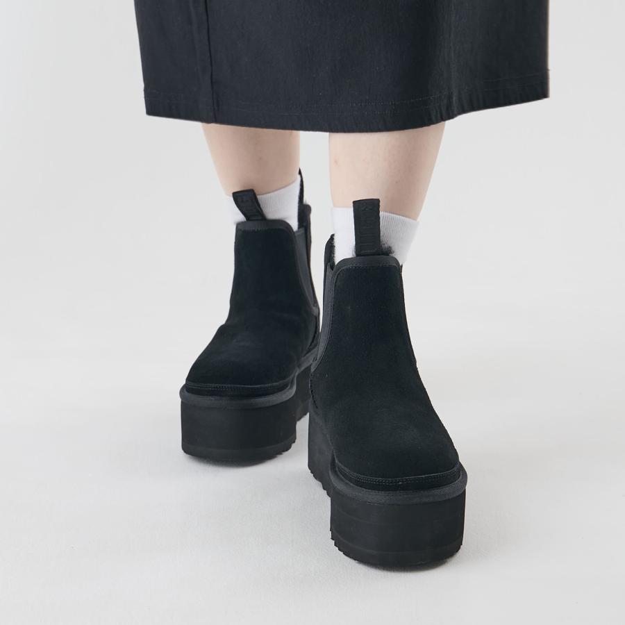 UGG アグ ニューメル プラットフォーム チェルシー ブーツ UGG アグ ニューメル プラットフォーム チェルシー ブーツ