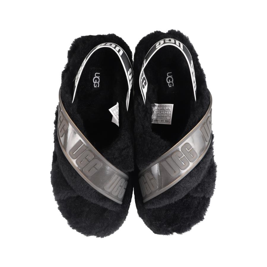 UGG アグ ストラップサンダル ファジータ クリア レディース ファー 厚底 FUZZITA CLEAR ブラック 黒 1135237｜goodslabo｜04