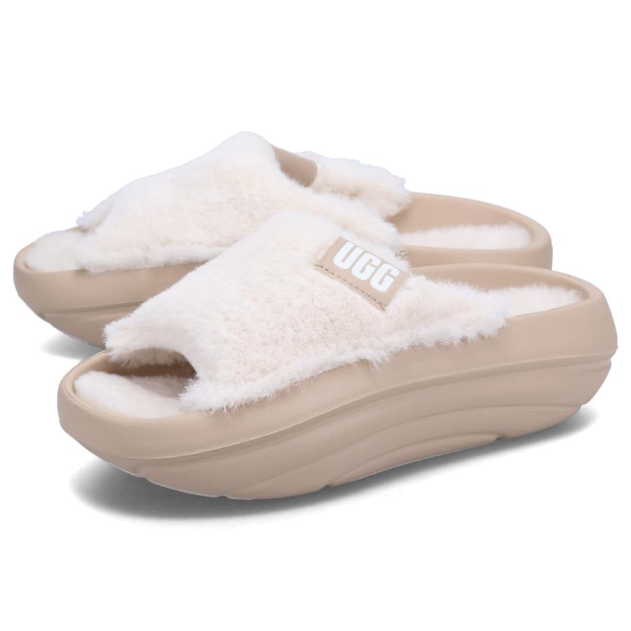 UGG アグ スライドサンダル レディース 厚底 FOAMO UGGPLUSH SLIDE  