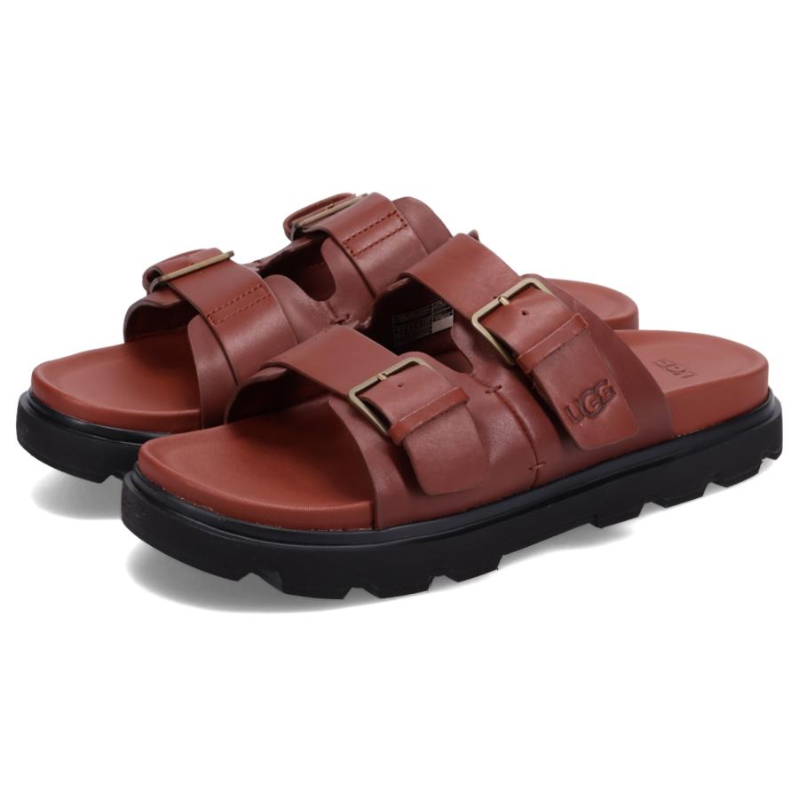 UGG（アグ） スライドサンダル メンズ CAPITOLA BUCKLE SLIDE ブラウン