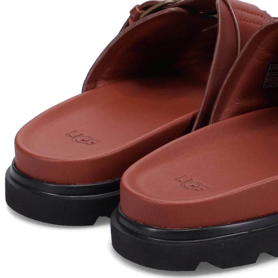 ugg アグ スライド サンダル UGG（アグ） スライドサンダル メンズ CAPITOLA BUCKLE SLIDE ブラウン