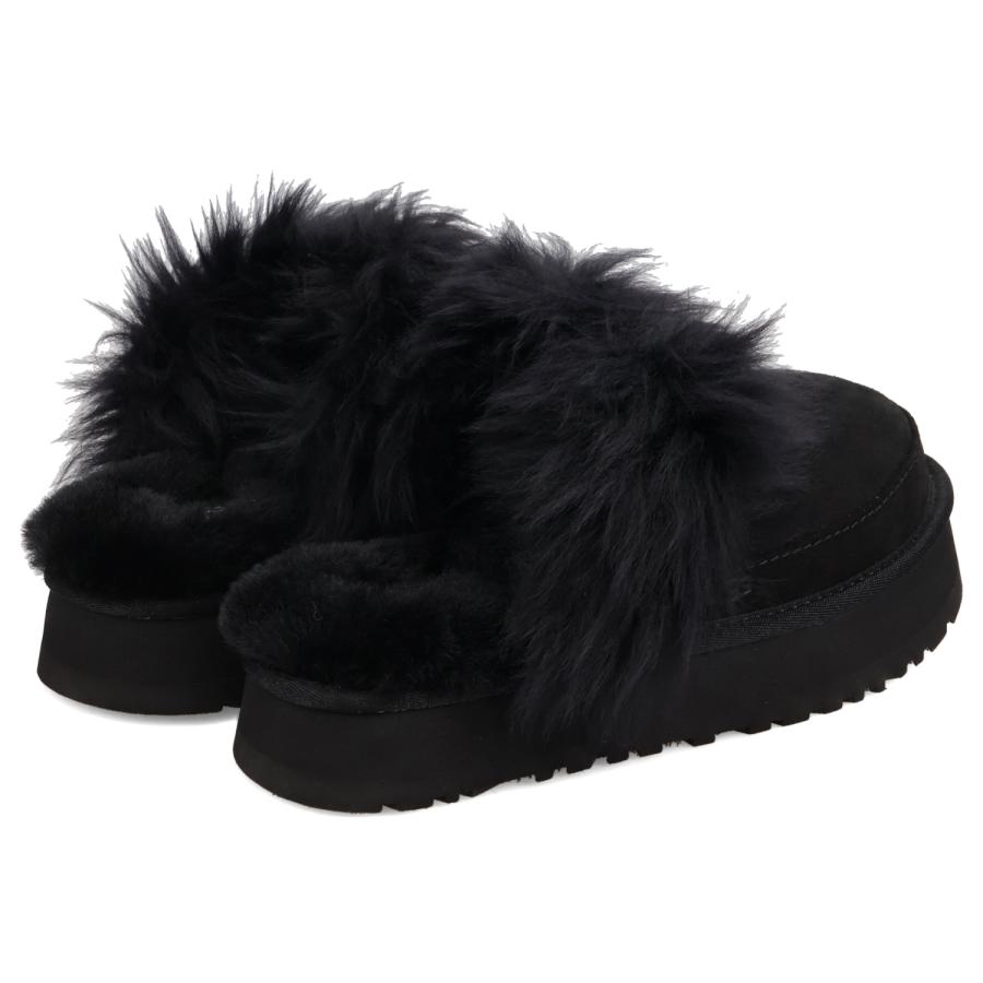 UGG（アグ） サンダル ファー サボ ルームシューズ レディース 厚底