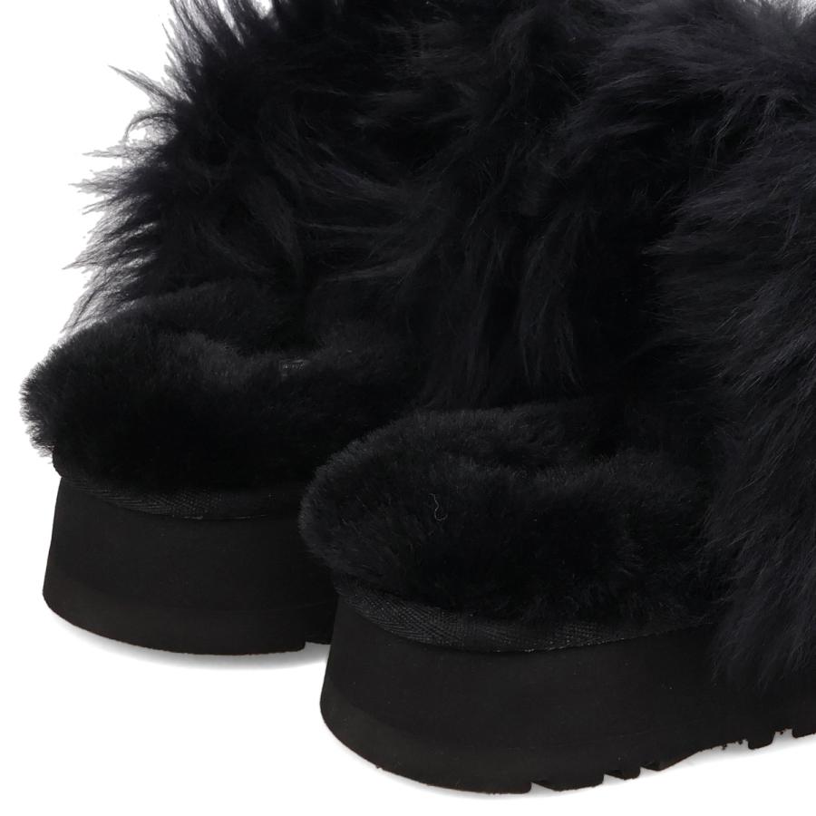 UGG（アグ） サンダル ファー サボ ルームシューズ レディース 厚底
