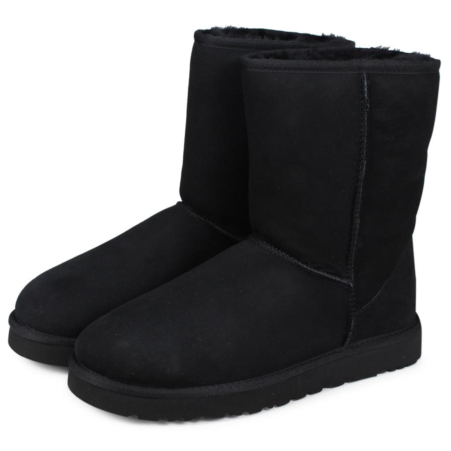 お気にいる Ugg アグ ムートンブーツ メンズ クラシック ショート Mens Classic Short 5800 ブラック シープスキン 数量限定 特売 Www Muslimaidusa Org