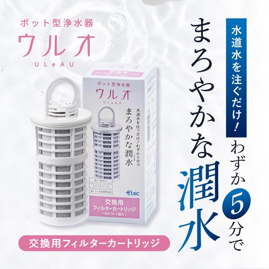 ULeAU（ウルオ） 交換用フィルターカートリッジ 2点セット 浄水器用