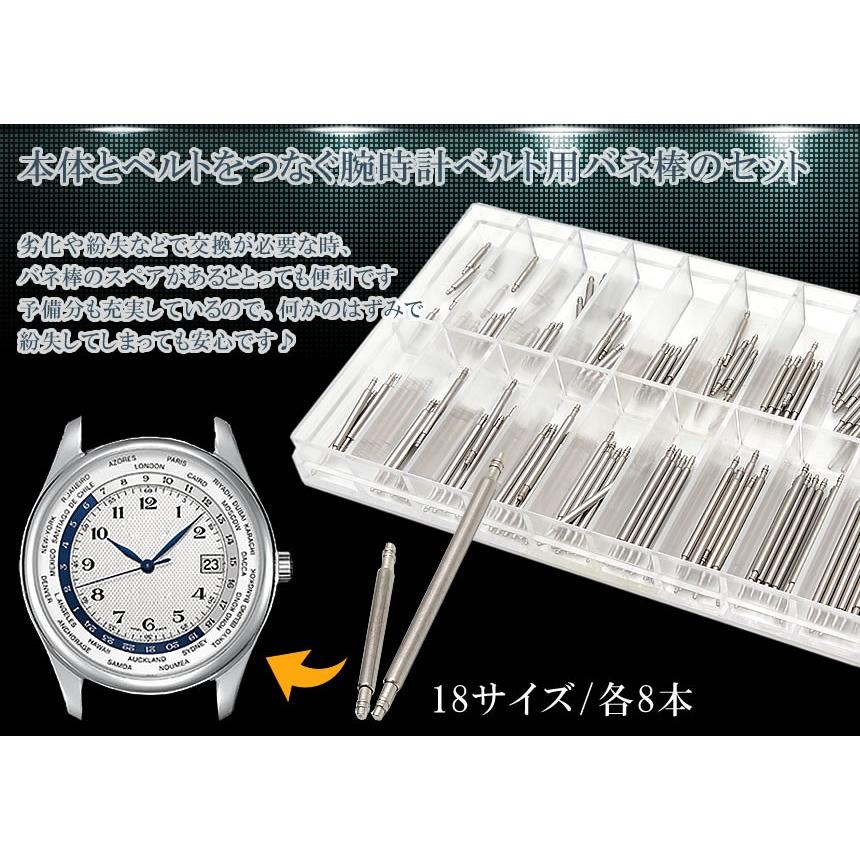 バネ棒セット 腕時計 ベルト用 18サイズ 8mm 25mm 時計 ベルト交換 Gd Banebo Goodsland 通販 Yahoo ショッピング