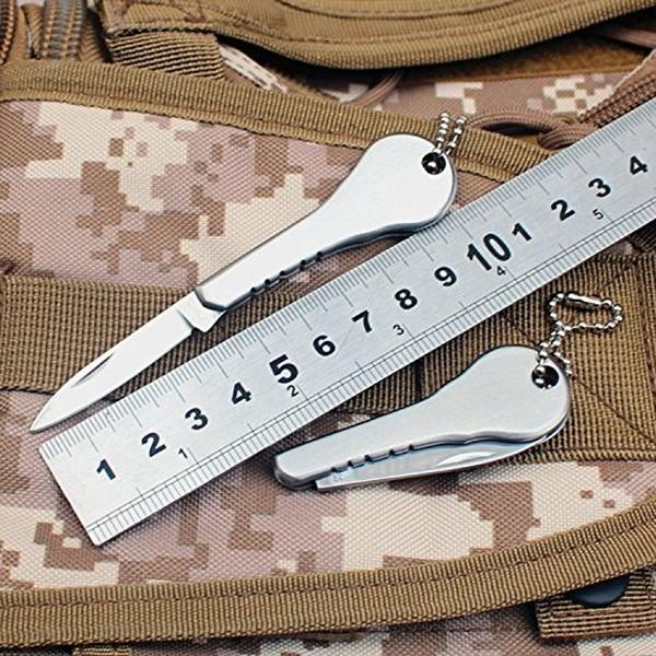 ナイフ アウトドア 鍵型 コンパクト キーホルダー 小型ツール