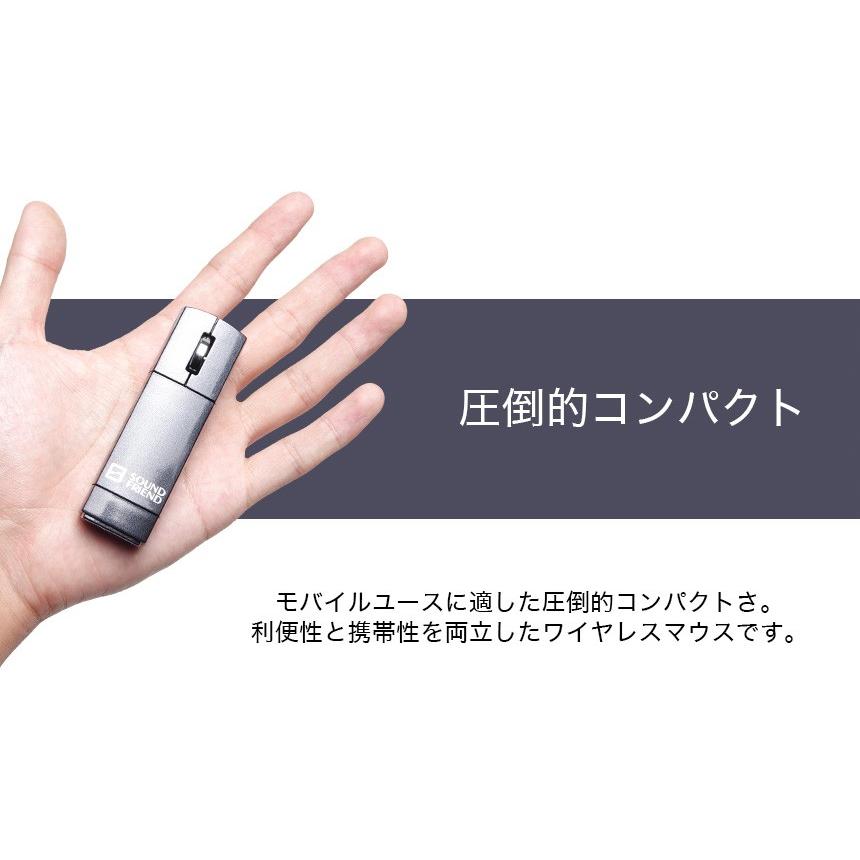 ワイヤレスマウス 超小型 充電式 無線 光学式 10dpi 軽量 Gd Minim Goodsland 通販 Yahoo ショッピング