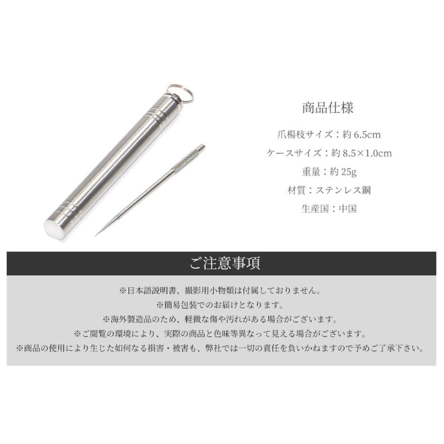 爪楊枝 携帯用 ステンレス 鋼 ピック つまようじ 専用ケース 爪楊枝 携帯用 ステンレス 鋼 ピック つまようじ 専用ケース