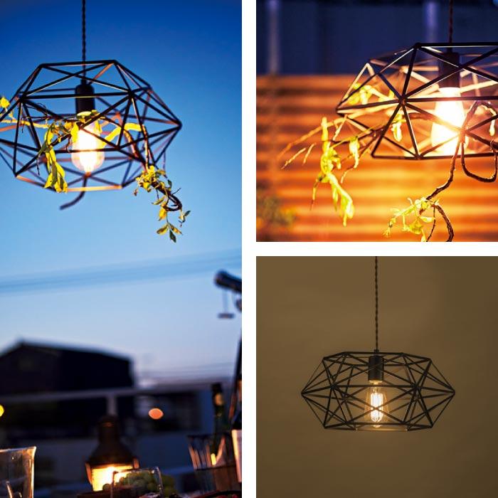 ペンダントライト おしゃれ 照明器具 電球 北欧 アンティーク LED 白熱電球 シンプル インダストリアル 店舗 LHT-726の画像