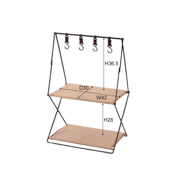 東谷 ハンギングラック キャンプ ラック アウトドア 折りたたみ