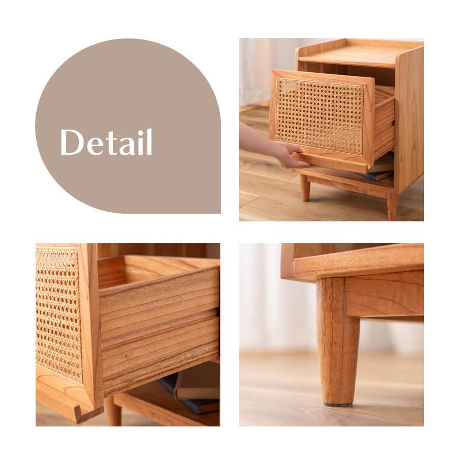 東谷 ナイトテーブル おしゃれ 北欧 チェスト サイドチェスト ベッド