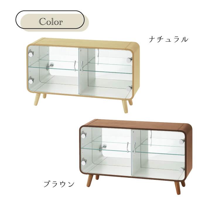 コレクションケース 棚 コレクションシェルフ ガラス シェルフ ロータイプ ガラスケース ホビー フィギュア 人形 ぬいぐるみ コレクション PT-613_6