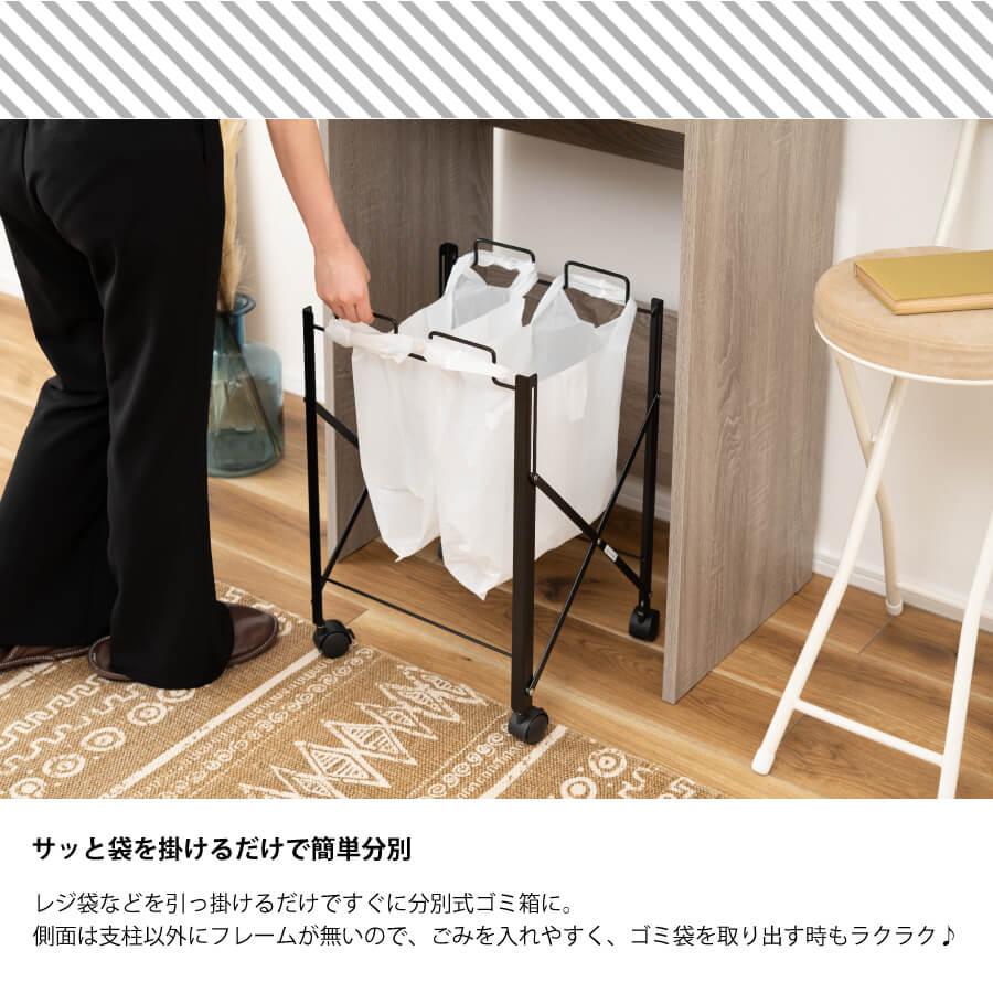 東谷 分別ダストワゴン ゴミ箱 ごみ箱 分別ゴミ箱 分別 スリム 分別
