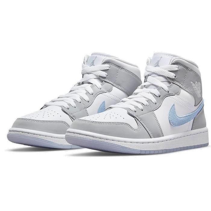 NIKE WMNS AIR JORDAN 1 MID Wolf Grey エア ジョーダン1 ミッド NIKE WMNS AIR JORDAN 1 MID Wolf Grey エア ジョーダン1 ミッド
