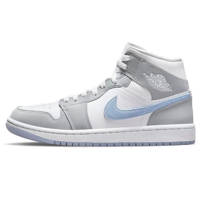 NIKE WMNS AIR JORDAN 1 MID Wolf Grey エア ジョーダン1 ミッド ウルフグレー BQ6472-105 メンズ スニーカー｜goodsmell｜02