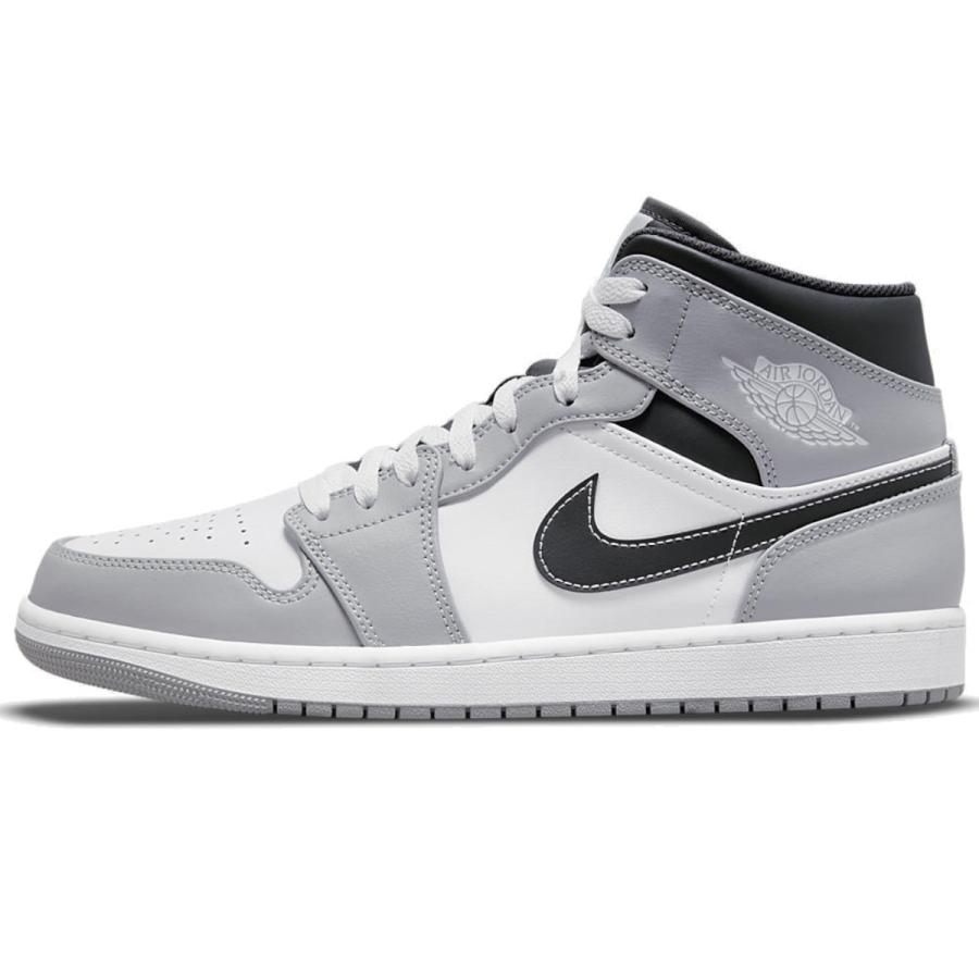 NIKE AIR JORDAN 1 MID LIGHT SMOKE GREY 