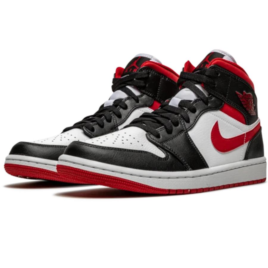 NIKE AIR JORDAN 1 MID WHITE/GYM RED-BLACK ナイキ エア NIKE AIR JORDAN 1 MID WHITE/GYM RED-BLACK ナイキ エア