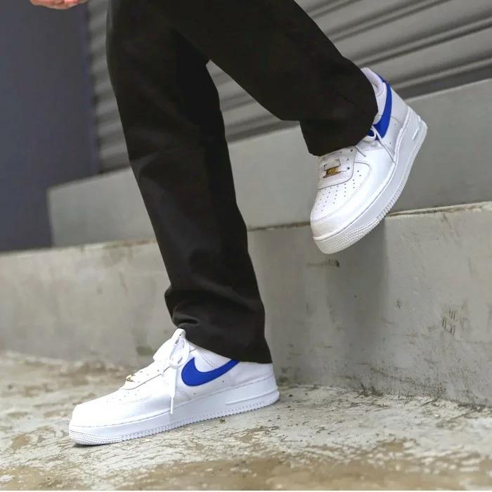 NIKE ナイキ エアフォース1 ロー ホワイト ブルー AIR FORCE 1 NIKE ナイキ エアフォース1 ロー ホワイト ブルー AIR FORCE 1