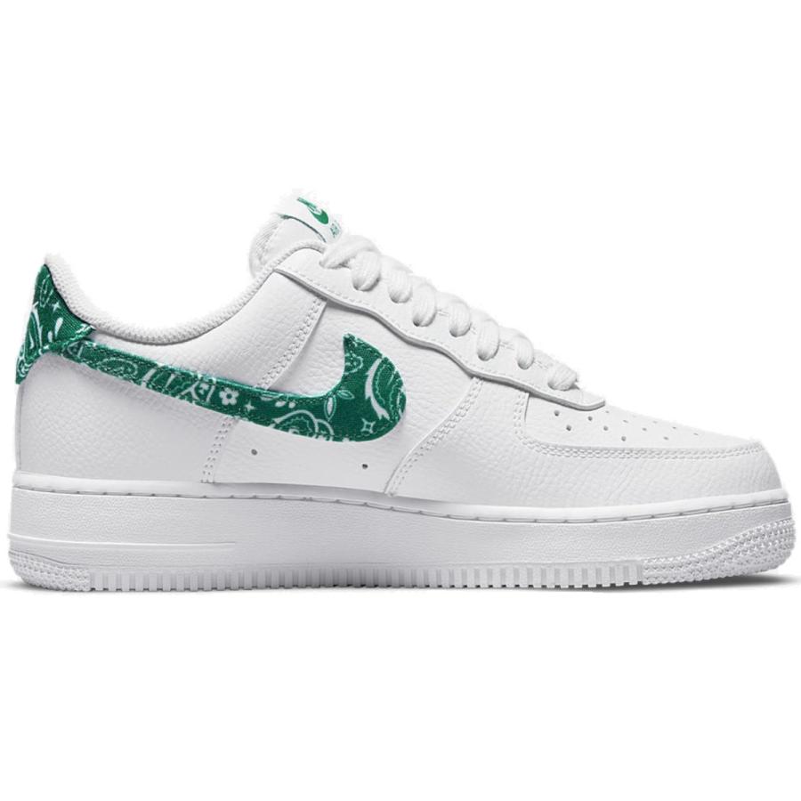 NIKE WMNS AIR FORCE 1 07 ESSENTIALS WHITE GREEN PAISLEY ナイキ 