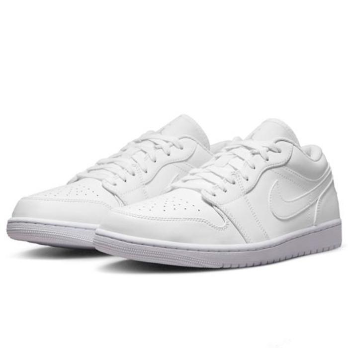 NIKE AIR JORDAN 1 LOW WHITE ナイキ エアジョーダン 1 ロー ホワイト 553558-136 スニーカー｜goodsmell