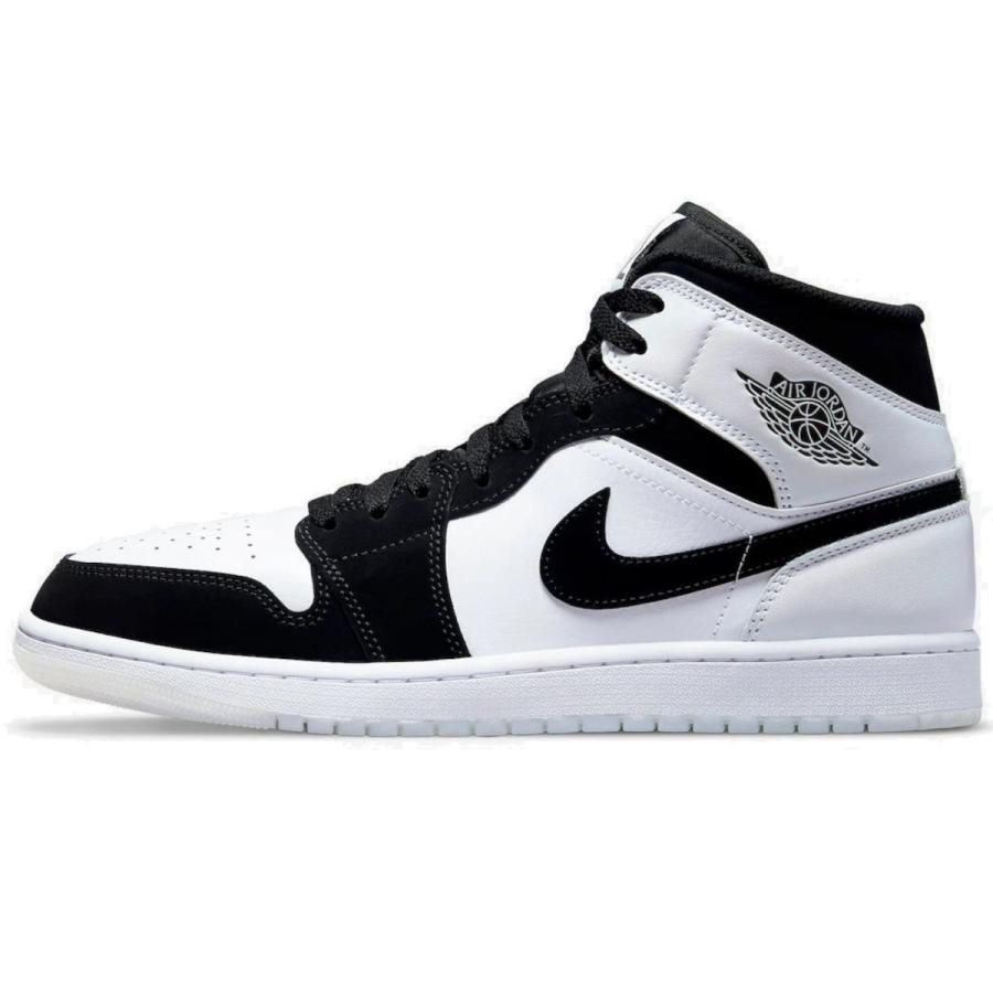 NIKE AIR JORDAN 1 MID SE DIAMOND SHORTS ナイキ エアジョーダン 1 ミッド  WHITE BLACK ホワイト ブラック 白 DH6933-100 スニーカー｜goodsmell