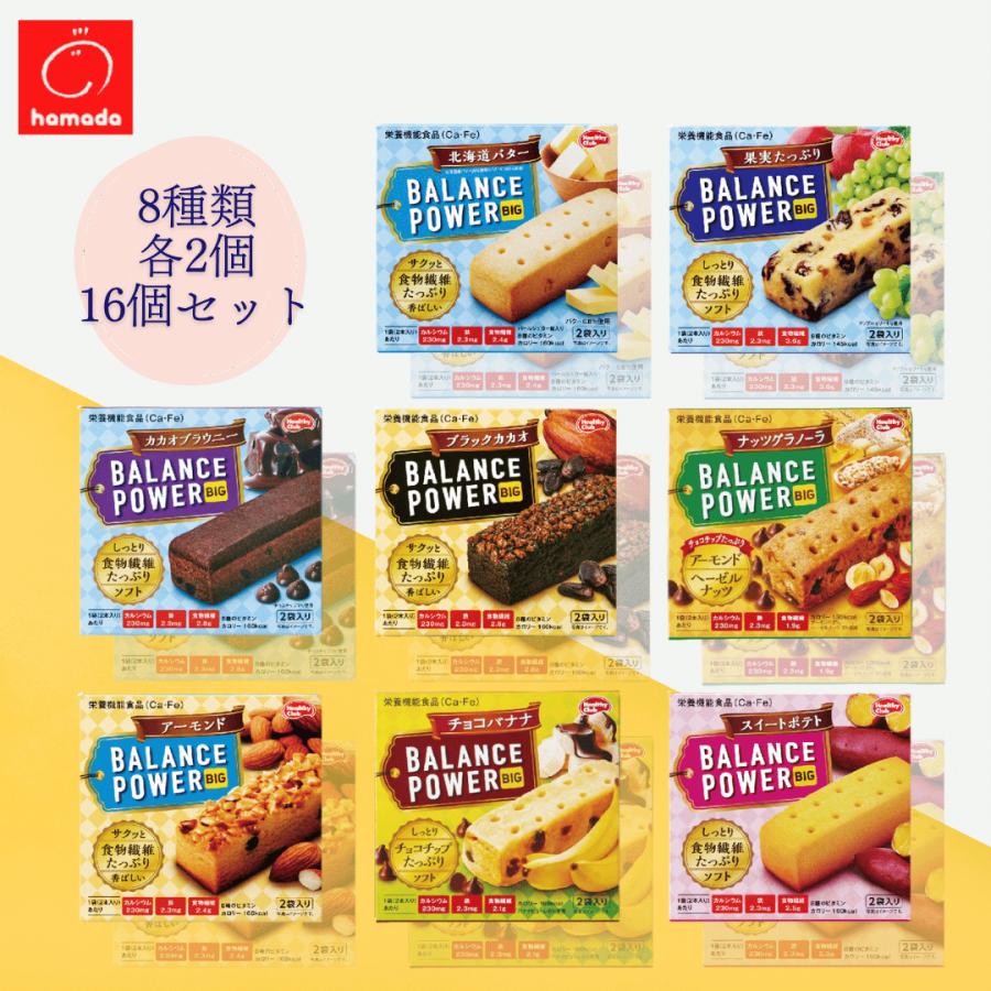バランスパワー ビッグ 8種 食べ比べ アソート セット 1袋 2本 1箱 2袋