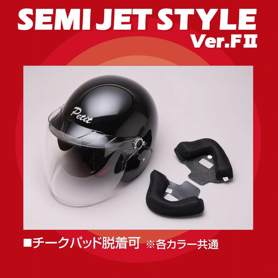 ユニカー工業 ブラックジェットヘルメット 新品未使用 ユニカー工業 Ver.F2 セミジェットヘルメット ブラック : CAR&BIKE
