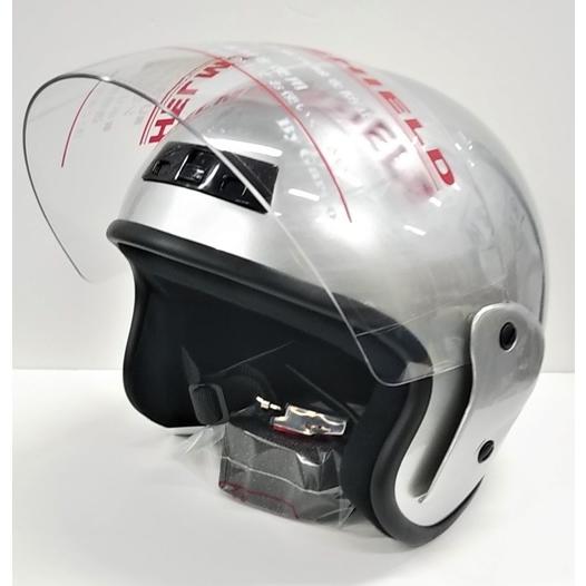 ユニカー工業 ジェットヘルメット シルバー : CAR&BIKE GOODS MYUTHAR