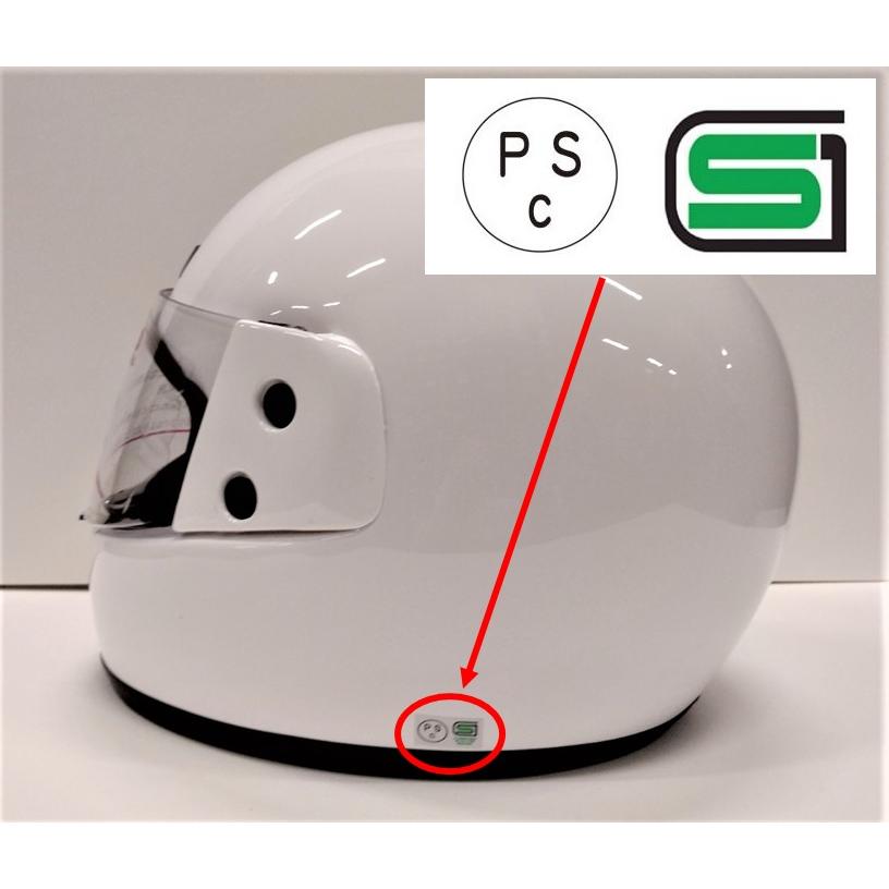 ユニカー工業 BH-35W フルフェイスヘルメット ホワイト : CAR&BIKE