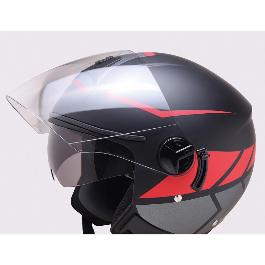 ユニカー工業 BH-55KRE Wシールド（インナーバイザー付）ジェット