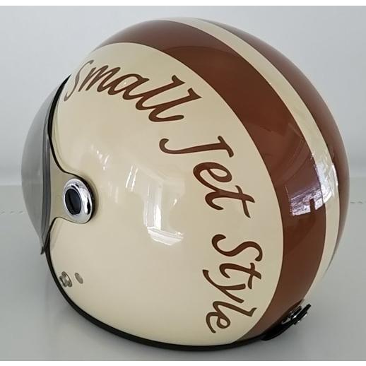 BH-37BR 開閉式バブルシールド付 スモールジェットヘルメット アイボリー ユニカー工業 BH-37IBR 開閉式バブルシールド付 スモールジェット