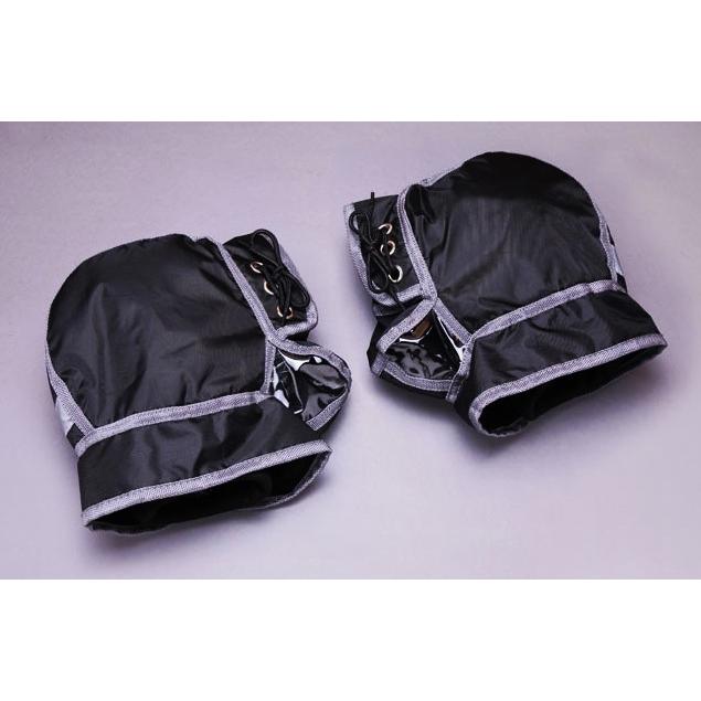 バイク用 防寒ハンドルカバー ブラック／グレー 送料無料！ : CAR&BIKE 