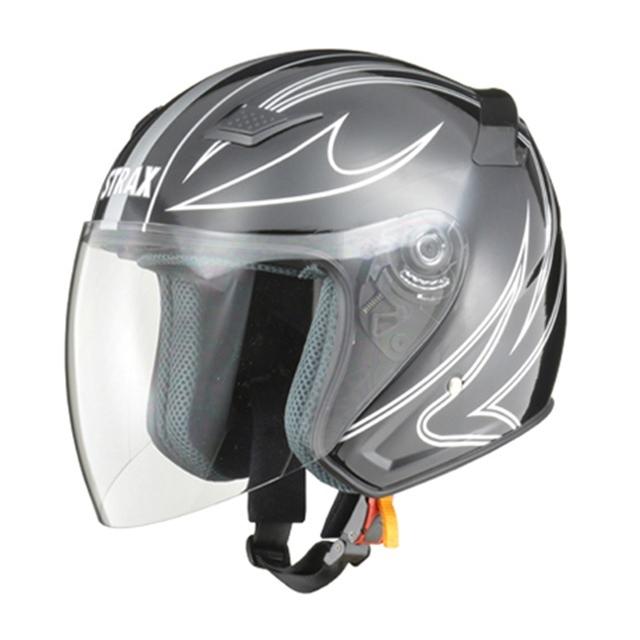 リード工業 STRAX SJ-9 ジェットヘルメット ブラック（1品限り