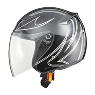 セキュリティ・セーフティ STRAX SJ-9 リード工業 STRAX SJ-9 ジェットヘルメット ブラック（1品限り