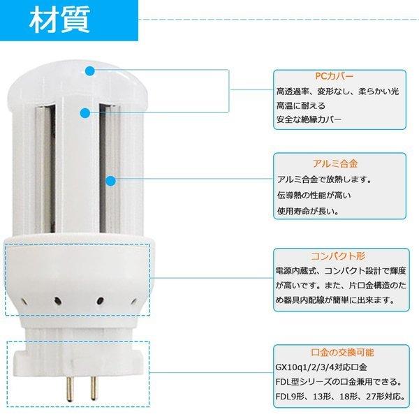 FDL9形LED 蛍光灯 FDL9Wランプ FDL9W形対応 LED電球 9形 ツイン2FDL9EX