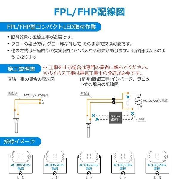 FPL45型 LED LED蛍光灯 FPL45W形 45形 代替用 照明 HFツイン1 LED