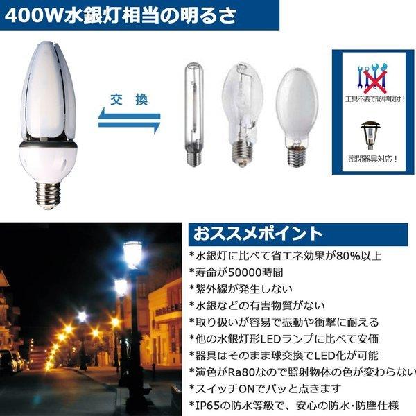 400W水銀灯相当 コーン型led電球 LEDコーンライト LED水銀ランプ