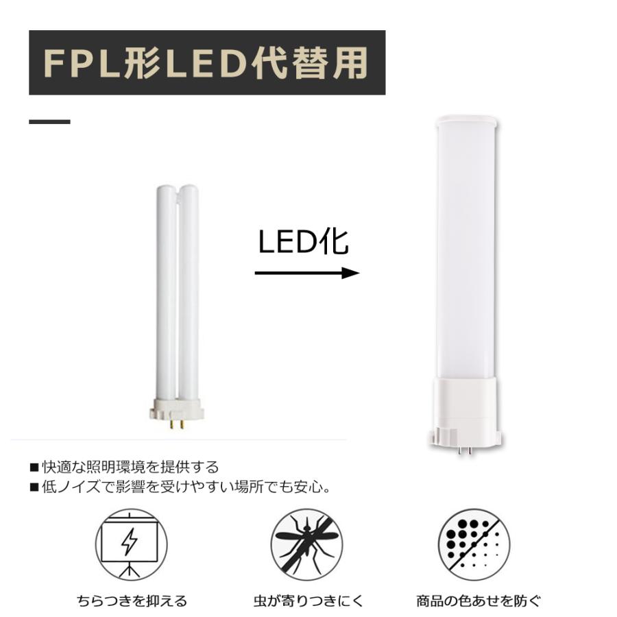 20本セット FPR96 LED FPR96W LED FPR96EXNA FPR96EXL FPR96EXW FPR96EXN FPR96EXD ツイン蛍光灯 コンパクト蛍光灯 LED化 口金GY10Q 40W 8000LM 四色選択_5