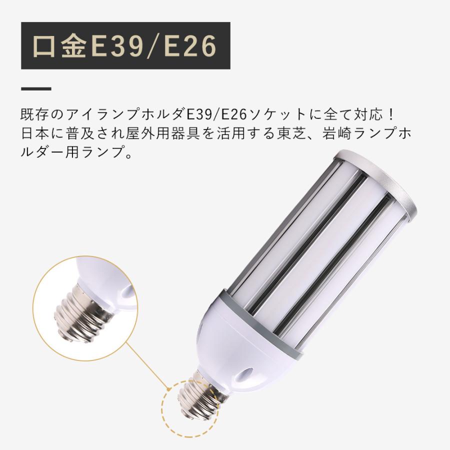 一年保証】LEDコーンライト E39/E26 コーン型LED電球 LED水銀灯ランプ