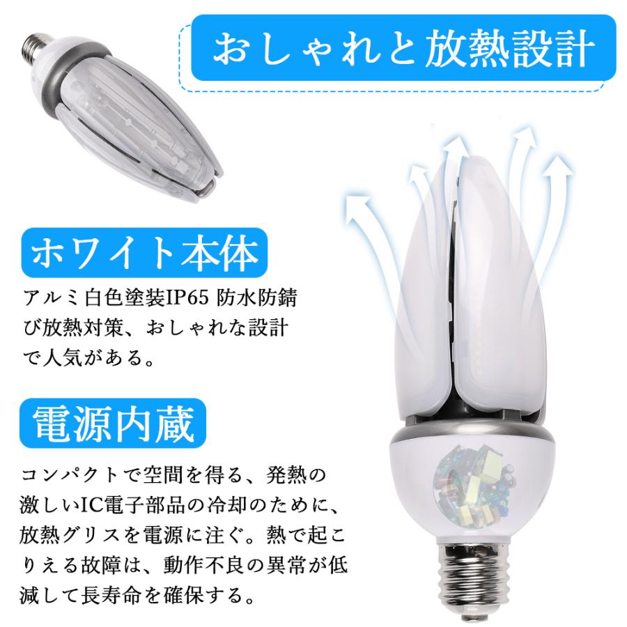 ［即日発送］ 25個 水銀ランプ 400w 相当 水銀ランプ hf400x代替用 水銀ランプ led 水銀灯400W相当 口金E39 60W 9600LM IP65防水 発光角度360度 屋内外兼用 街路灯 水銀灯 【OC1689290500】(59600円)
