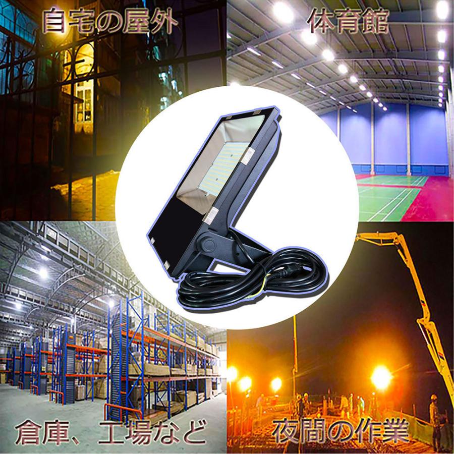 LED投光器 150W 1500W相当 LED照明器具 投光器 白色4000K 極薄型 5M配線 屋外照明 led投光器 看板照明 間接照明 LEDライト 駐車場 集魚灯 防水 LED投光器｜goodsone｜07